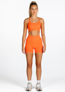  ‘Impact’ Scrunch Seamless Shorts - Burnt Orange