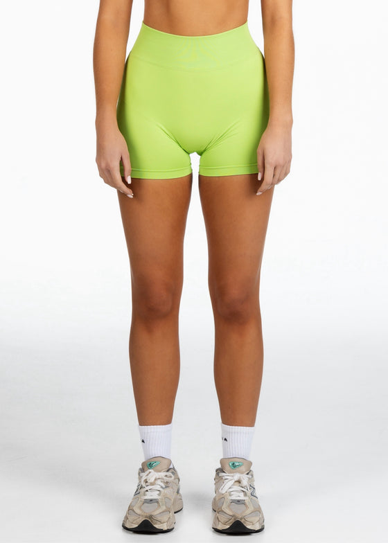 Signature Scrunch Shorts - Lime