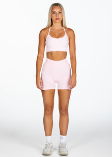  ‘Impact’ Scrunch Seamless Shorts - Baby Pink