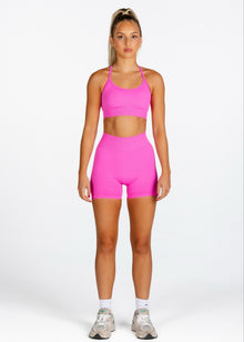  ‘Impact’ Scrunch Seamless Shorts - Bright Pink