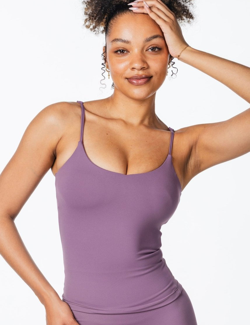 CoreActive 'Essential' Singlet - Dark Purple - Kikiva Collection