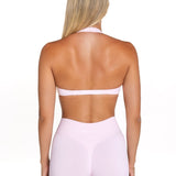 Dynamic Halter Twist Crop - Baby Doll - Kikiva Collection
