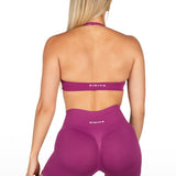 Dynamic Staple Halter Crop - Blossom - Berry - Kikiva Collection