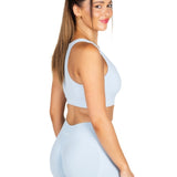 Dynamic 'Support' Crop - Ice Baby - Kikiva Collection