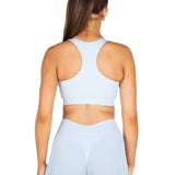 Dynamic 'Support' Crop - Ice Baby - Kikiva Collection