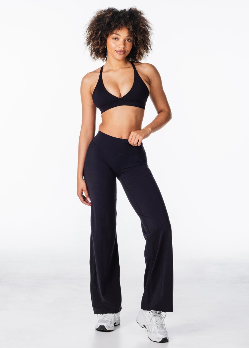 'Flow' Flares - Black - Kikiva Collection