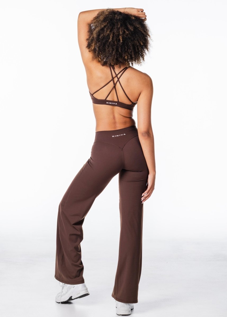 'Flow' Flares - Dark Choc - Kikiva Collection