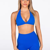 ‘Harper Halter’ Crop - Royal Blue - Kikiva Collection