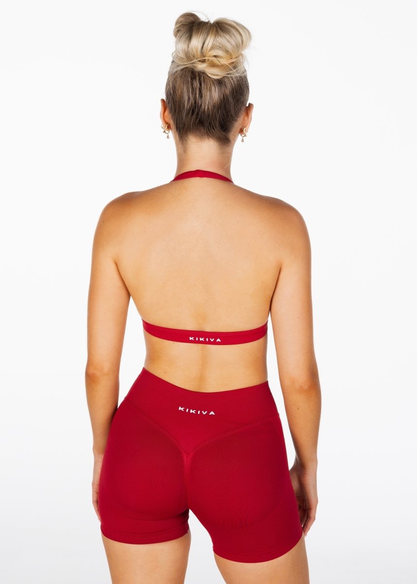‘Harper Halter’ Crop - Royal Red - Kikiva Collection