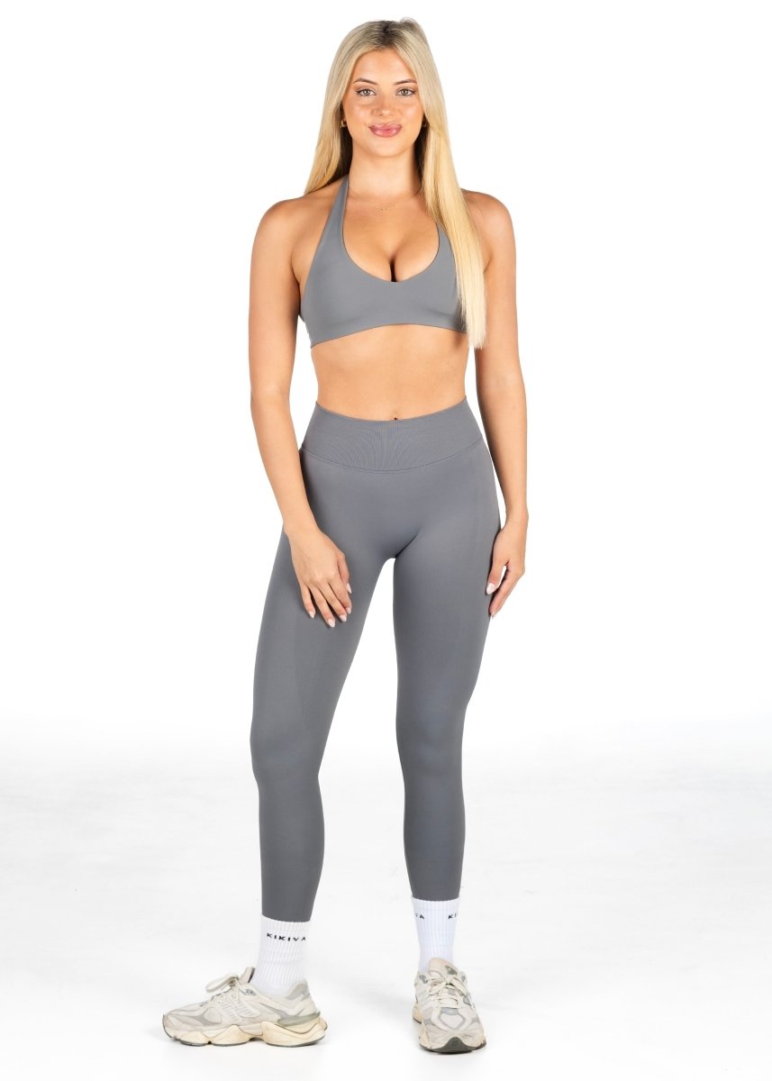 HIGH Dynamic Seamless Leggings - Charcoal - Kikiva Collection