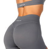 HIGH Dynamic Seamless Short - Charcoal - Kikiva Collection