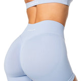 HIGH Dynamic Seamless Short - Ice Blue - Kikiva Collection
