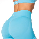 HIGH Dynamic Seamless Short - Marine Blue - Kikiva Collection