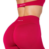 HIGH Dynamic Seamless Short - Scarlett Ruby - Red - Kikiva Collection