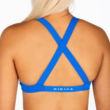 'Infinity' Cross - Back Crop - Royal Blue - Kikiva Collection