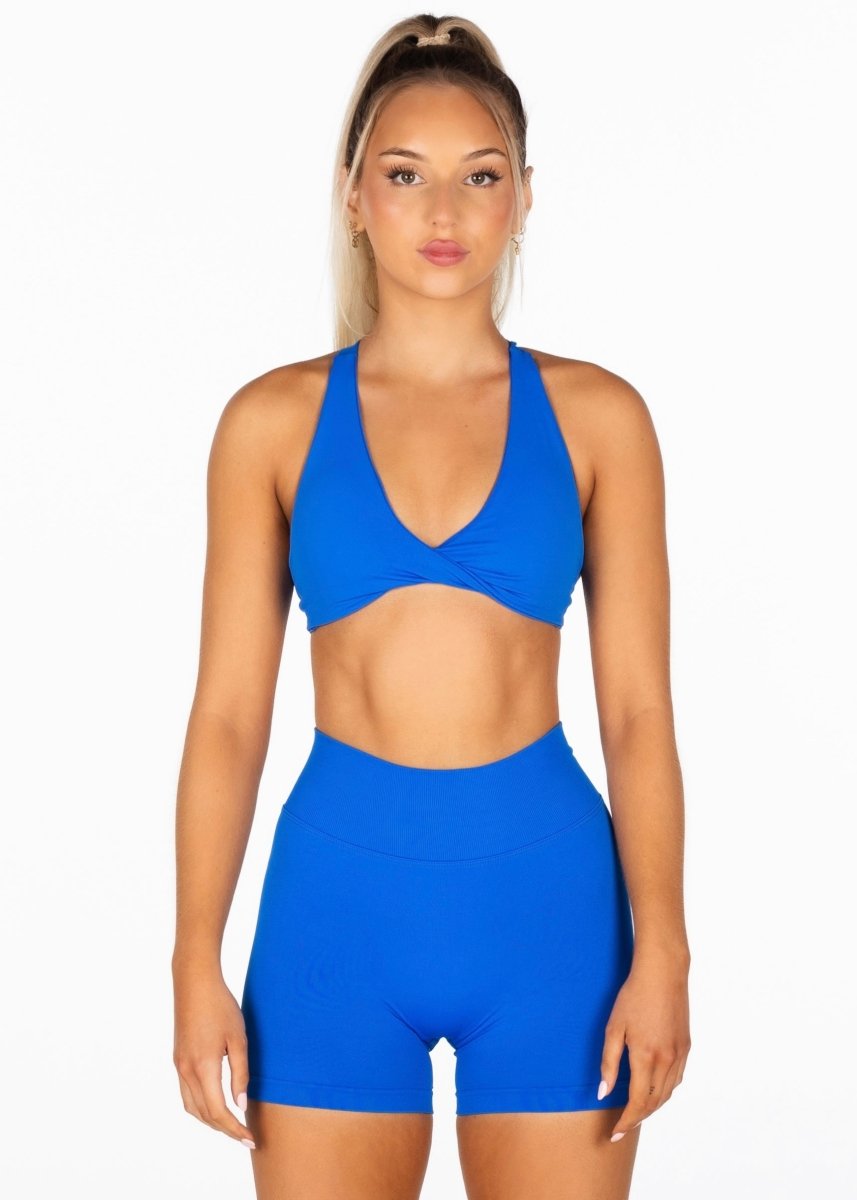 'Infinity' Cross - Back Crop - Royal Blue - Kikiva Collection