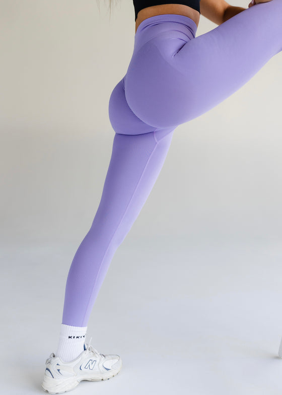Signature Scrunch Leggings -Lavender