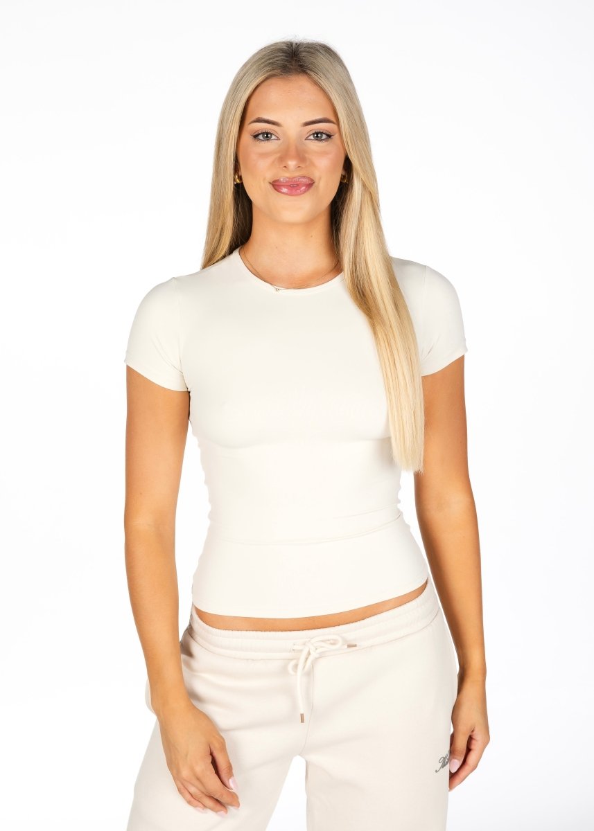 Kikiva Basic Tee - Cream - Kikiva Collection