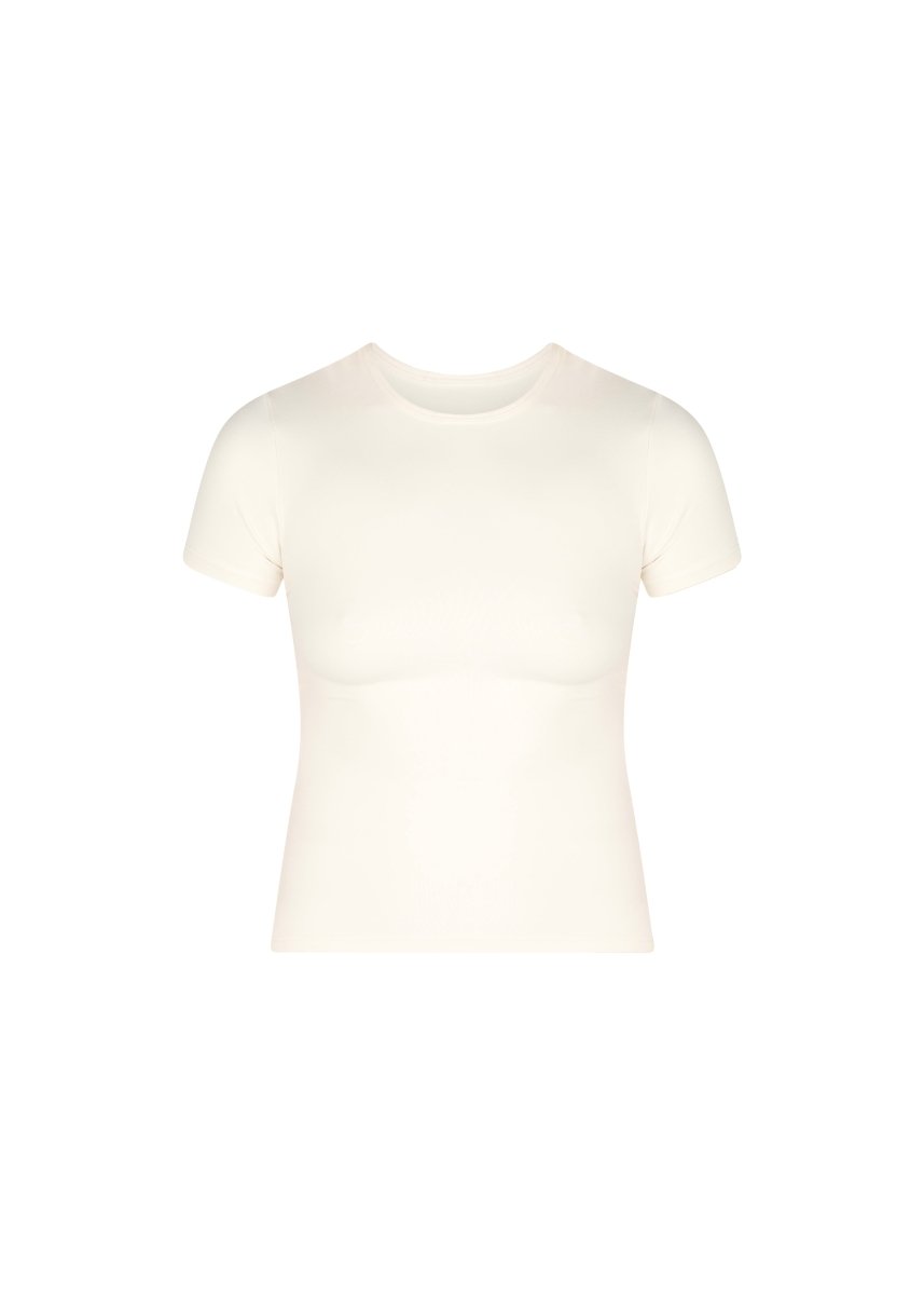 Kikiva Basic Tee - Cream - Kikiva Collection