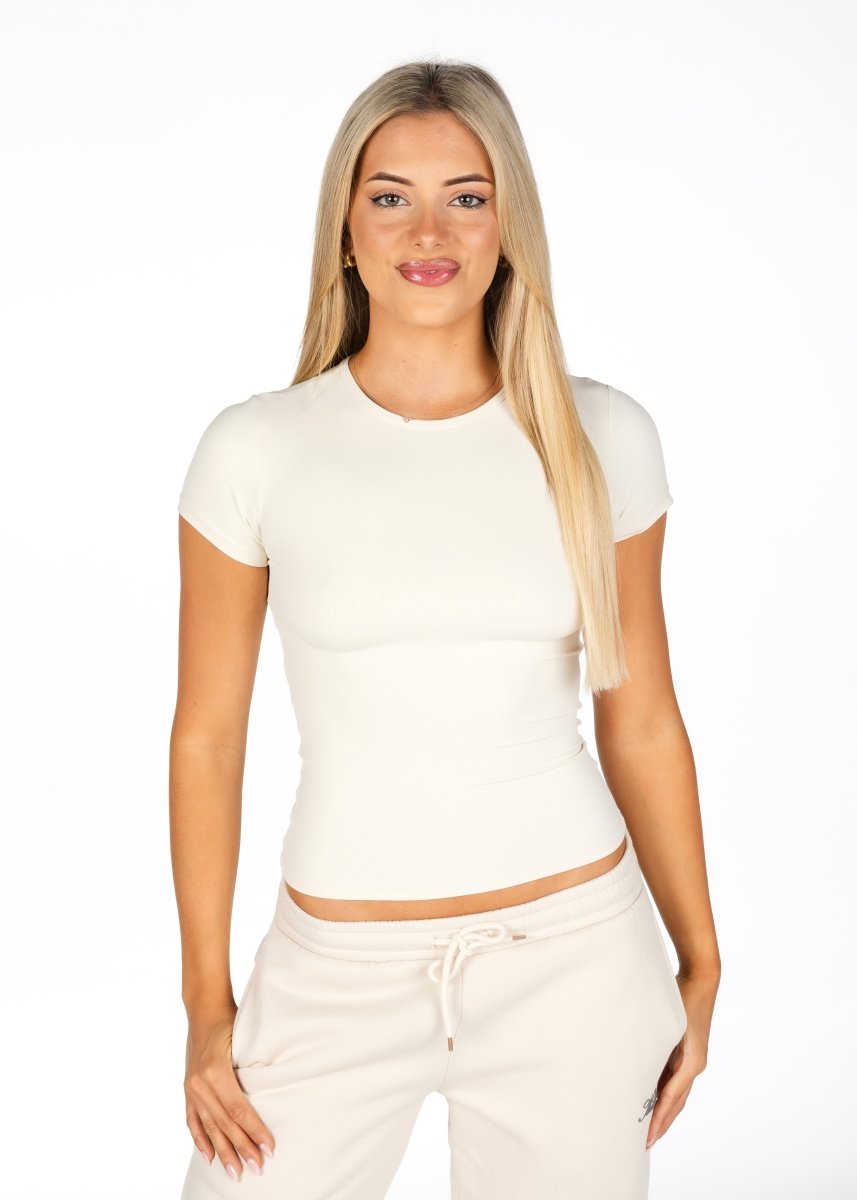 Kikiva Basic Tee - Cream - Kikiva Collection