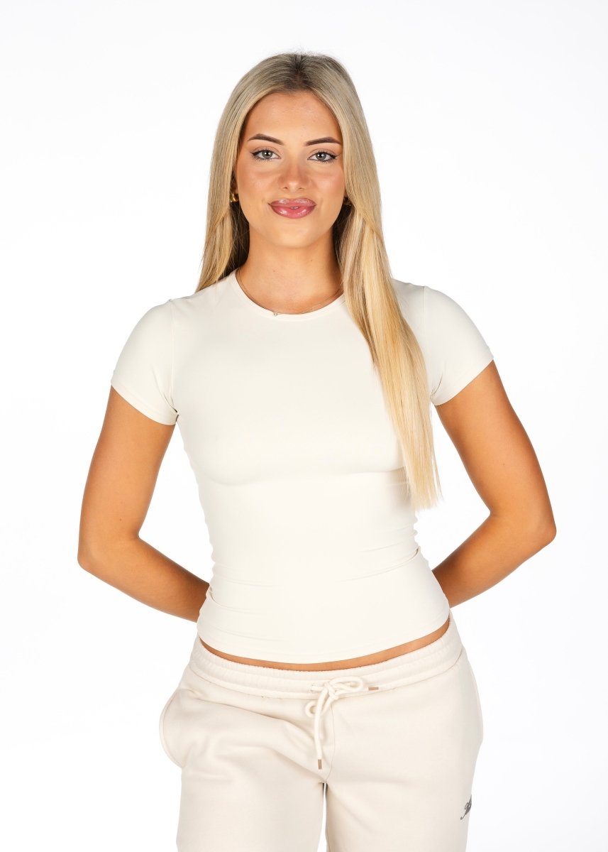 Kikiva Basic Tee - Cream - Kikiva Collection