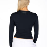 Kikiva Basic Tee Long Sleeve - Black - Kikiva Collection