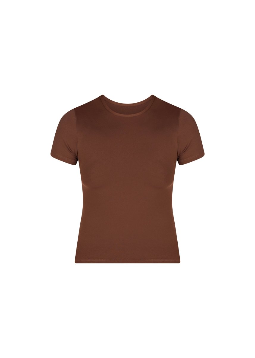 Kikiva Basic Tee - Mocha Brown - Kikiva Collection