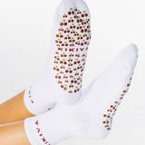 Kikiva 'Cherry' Pilates Grip Socks - Kikiva Collection