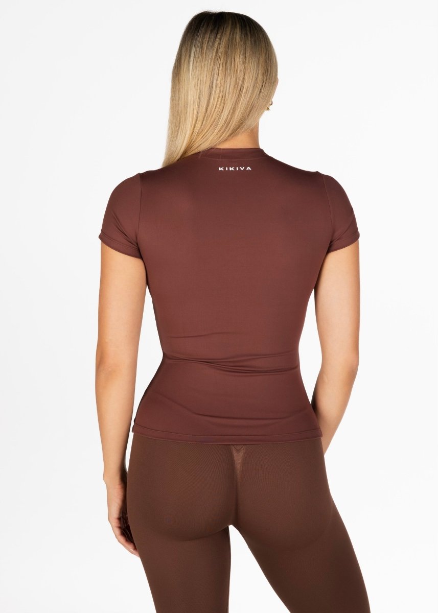 Kikiva Everyday Tee - Chocolate - Kikiva Collection
