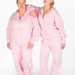 ‘Kikiva’ Lounge Zip Jacket - Baby Doll - Kikiva Collection