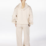 ‘Kikiva’ Lounge Zip Jacket - Cream - Kikiva Collection