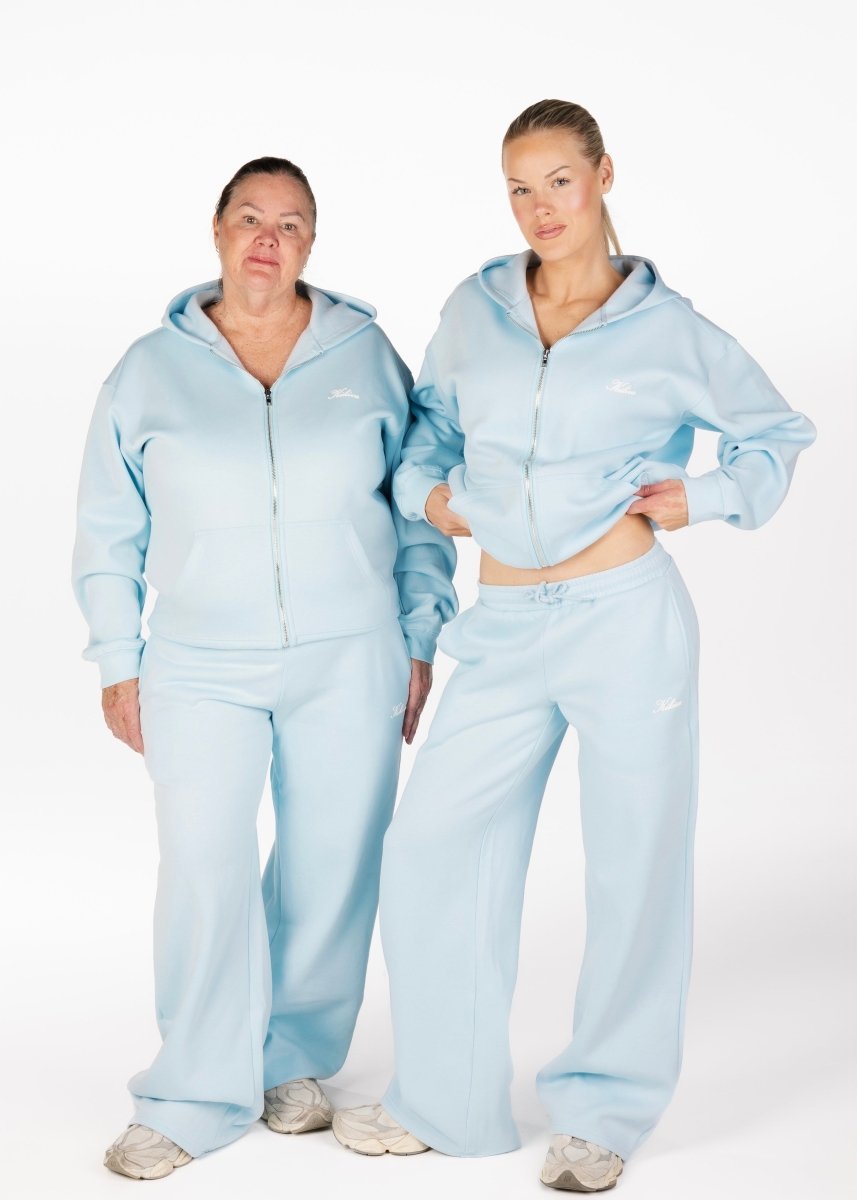 ‘Kikiva’ Lounge Zip Jacket - Ice Baby - Kikiva Collection