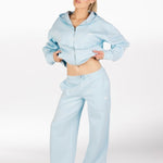 ‘Kikiva’ Lounge Zip Jacket - Ice Baby - Kikiva Collection