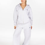 ‘Kikiva’ Lounge Zip Jacket - Marle Grey - Kikiva Collection
