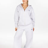 ‘Kikiva’ Lounge Zip Jacket - Marle Grey - Kikiva Collection
