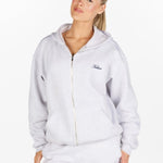 ‘Kikiva’ Lounge Zip Jacket - Marle Grey - Kikiva Collection