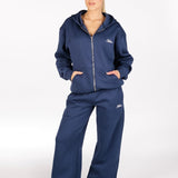 ‘Kikiva’ Lounge Zip Jacket - Navy - Kikiva Collection