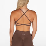Lycra Seamless Short 4.5" - Hazelnut Brown - Kikiva Collection