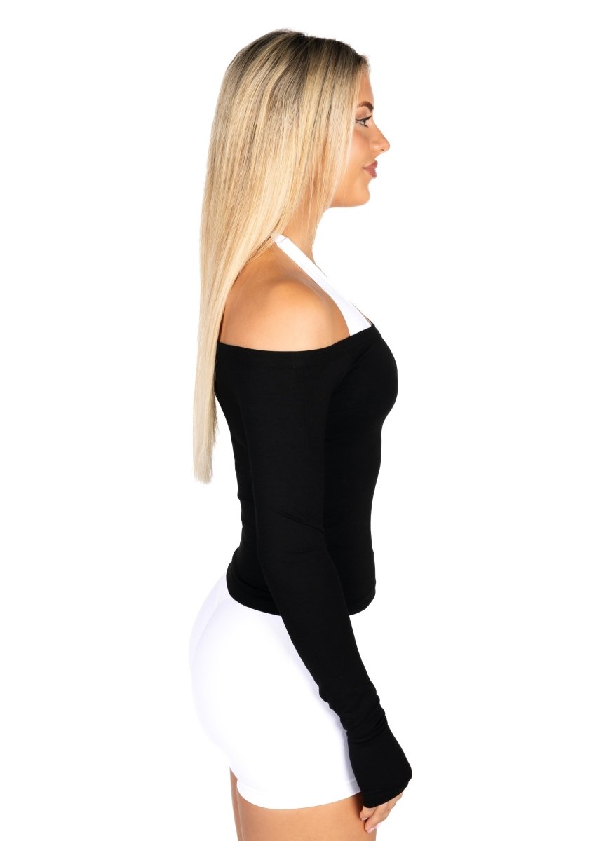 Off The Shoulder Top - Black - Kikiva Collection