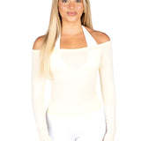 Off The Shoulder Top - Cream - Kikiva Collection