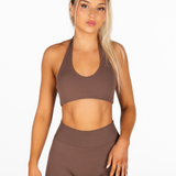 Signature Scrunch Shorts - Mocha Brown