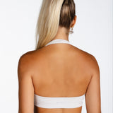 ‘Amelia’ Halter Crop - Off white