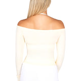 Off The Shoulder Top - Cream