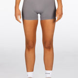 Mini Signature Scrunch Shorts - Grey