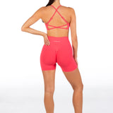 Lycra Seamless Short 4.5" - Coral