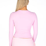Kikiva Basic Tee Long Sleeve -  Light Pink