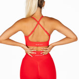 ‘Impact’ Seamless Leggings - Red