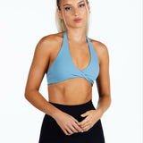 'Infinity' Halter Crop- Teal