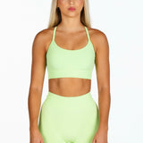 ‘Scoop’ Crop- Neon Green