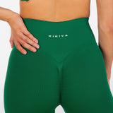 Lycra Seamless Leggings - Dark Green